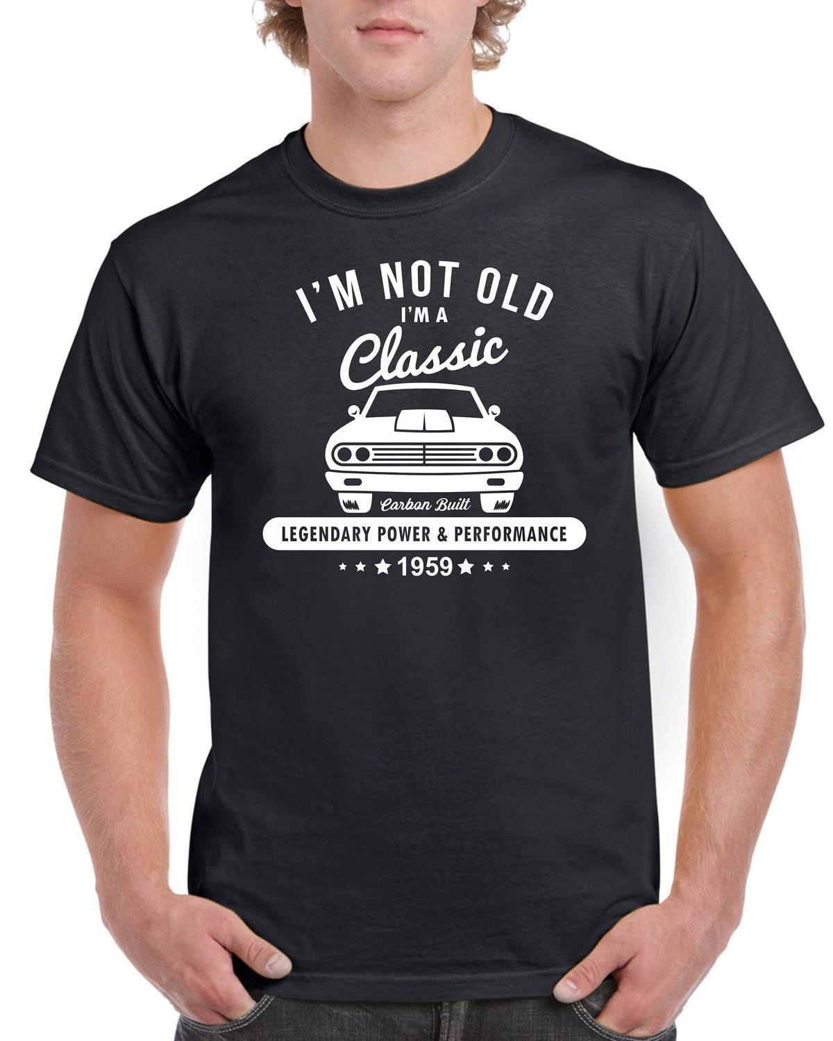 Mens 65th Birthday T Shirt Top Shirt Gift Present Sixty Five Im Not Old Im A Classic 65 Year Old Funny 1959 Tee Graphic Tee – Easygoing Wear · High-Quality Print