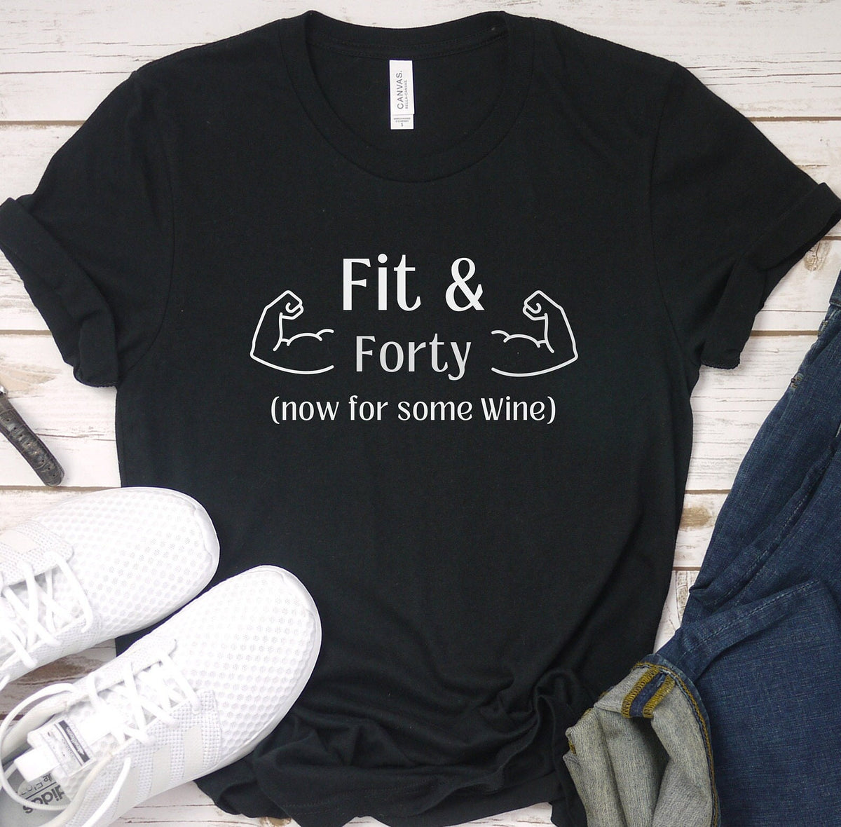 Fit Forty Now For Some Wine Shirt 40th Birthday 40th Birthday Gift 40th Birthday Gift for Her Personalized Birthday Tshirt Gym Graphic Tee – Cozy Vibes · Must-Have Style