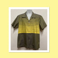 HR040 195039s vintage reproduction graduated stripe print shirt by Hollywood Rogue Graphic Tee – Feel-Good Design · High-Quality Print