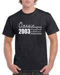 Mens 21st Birthday Gifts For Son Twenty One Classic 2003 Limited Edition T Shirt Funny Tee 21 Years Old Present Graphic Tee – Bold Style · Perfect For Daily Wear