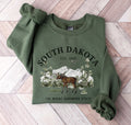 Unisex South Dakota Moose Crewneck Sweatshirt Mount Rushmore Pullover Shirt Gift Sweatshirt – Cozy Vibes · Perfect For Daily Wear