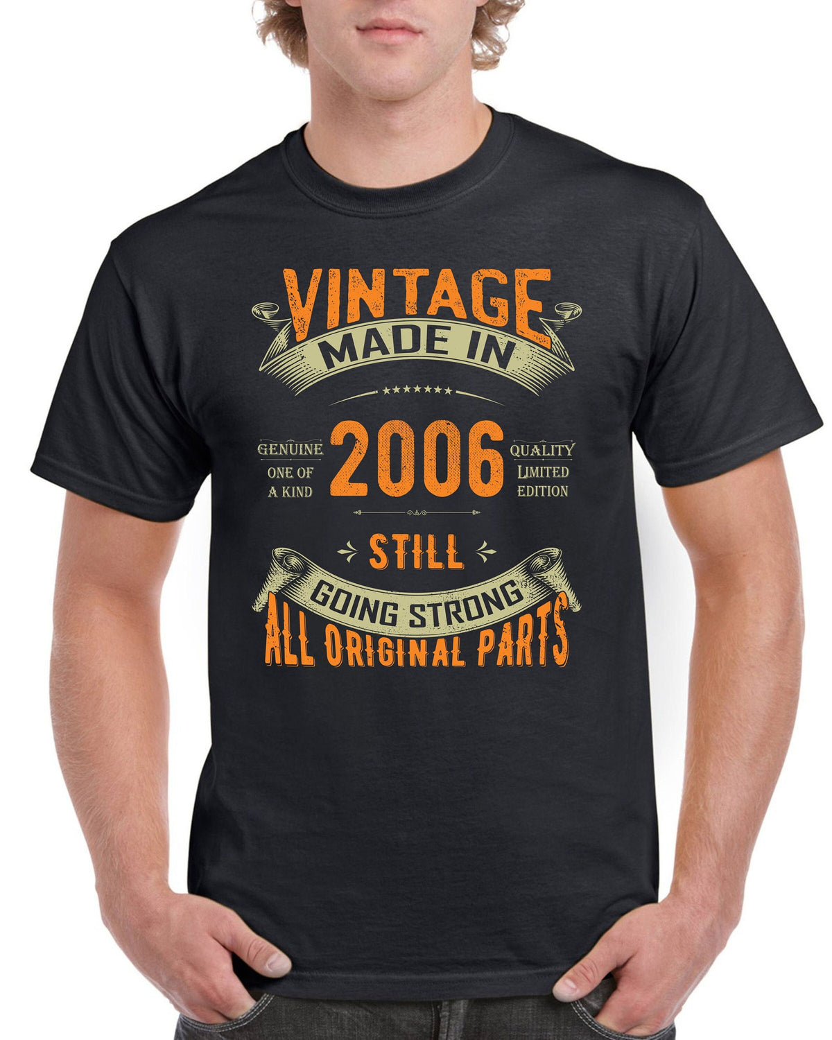 18th Birthday TShirt Gifts Presents For Dad Mens Cotton Tshirts Vintage Made In 2006 18 Years Old Gift Graphic Tee – Warm & Stylish · Top Pick For Any Outfit