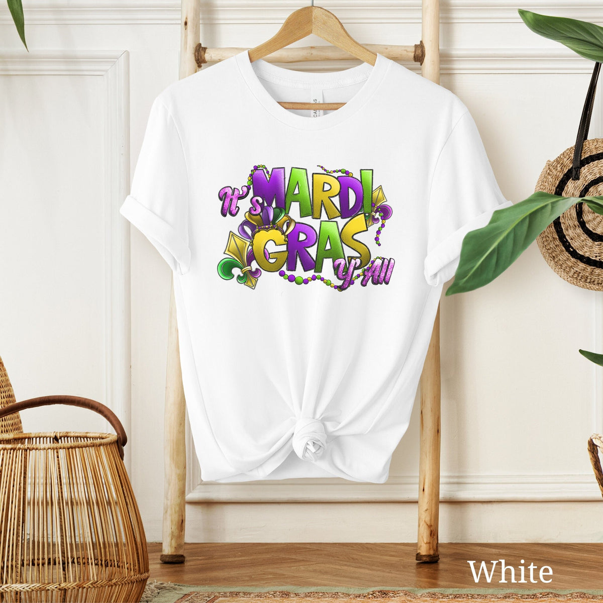 Mardi Gras Shirt Nola Shirt Fat Tuesday Shirt New Orleans Shirt Mardi Gras Party Tee Louisiana Shirt Cute Mardi Gras Beads Shirt Graphic Tee – Feel-Good Design · Trending Graphic Apparel