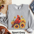 Cardinal Sweatshirt Sunflower Shirt Bird Lover Gift Cardinal Bird Shirt Red Cardinal Bird Bird Sweatshirt Bird Watching Gift Sweatshirt – Feel-Good Design · High-Quality Print