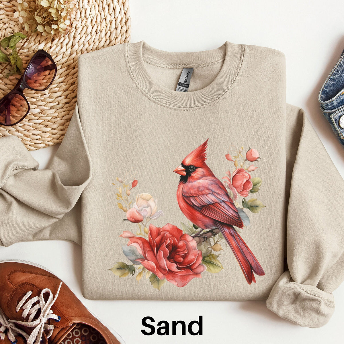 Cardinal Sweatshirt Bird Lover Gift Cardinal Bird Shirt Red Cardinal Bird Bird Sweatshirt Bird Watching Gift Bird Watcher Sweater Sweatshirt – Feel-Good Design · High-Quality Print