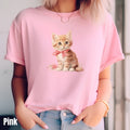 Kitten Shirt Coquette Shirt Pink Bow Shirt Coquette Aesthetic Tee Soft Girl Era Ribbon Shirt Coquette Bow Cat Mom Shirt Retro Kitty Graphic Tee – Feel-Good Design · Great Gift For Fans
