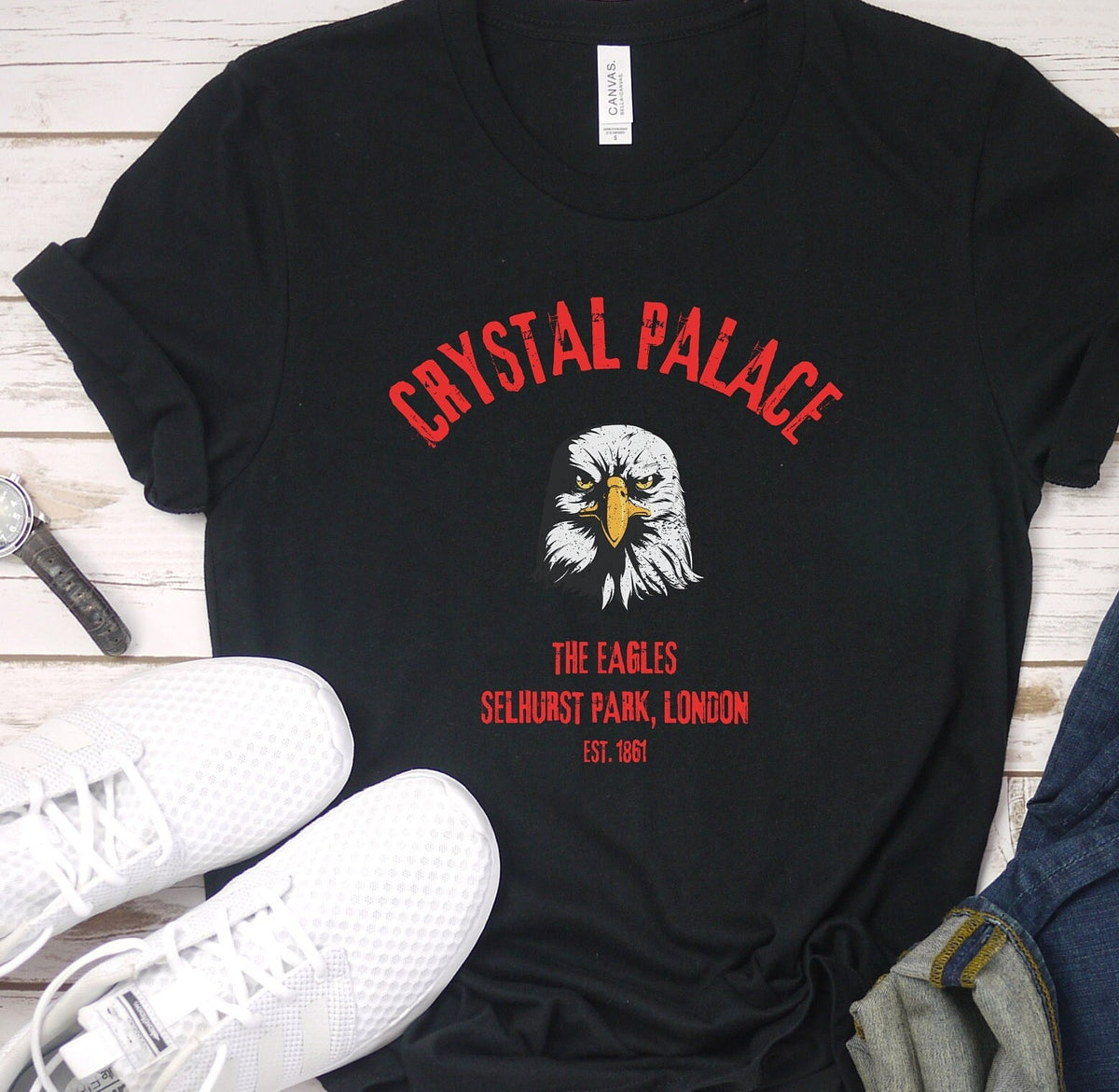 Crystal Palace London Shirt Funny Eagles Tee Palace Soccer Tshirt Unisex Short Sleeved Shirt Crystal Palae FC Graphic Tee – Aesthetic Look · Perfect For Daily Wear