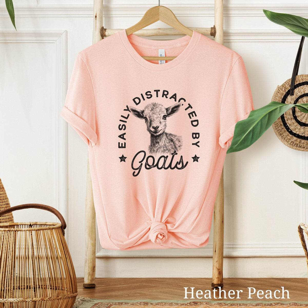 Easily Distracted By Goats Shirt Cute Goat Shirt Goat Lover Shirt Farm Shirt Farm Animals Shirt Farm Life Shirt Farming Shirt Graphic Tee – Easygoing Wear · Trending Graphic Apparel