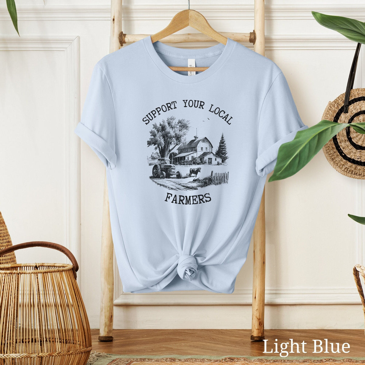 Support Local Shirt Farm Shirt Farmers Market Shirt Support Your Local Farmer Shirt Farm Life Shirt Farming Shirt Farmer Shirt Graphic Tee – Easygoing Wear · Trending Graphic Apparel