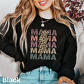 Retro Mama Sweatshirt Lightning Bolt Sweater Leopard Mama Sweatshirt Mom Life Shirt Motherhood Shirt Cute Mom Shirt Mama To Be Shirt Sweatshirt – Bold Style · Perfect For Daily Wear