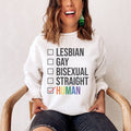Gay Rights Human Rights LGBTQ Shirt Gay Pride Shirt LGBT Lesbian Shirt Lesbian Clothing Queer Girls Sweatshirt Pride Shirt Women Sweatshirt – Fan Favorite · High-Quality Print