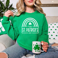 Happy Go Lucky Sweatshirt St Patrick39s Day Sweatshirt Rainbow Saint Patty39s Day Hoodie Saint Patrick39s Day Gift Lucky Irish Sweatshirt Hoodie – Easygoing Wear · Perfect For Daily Wear