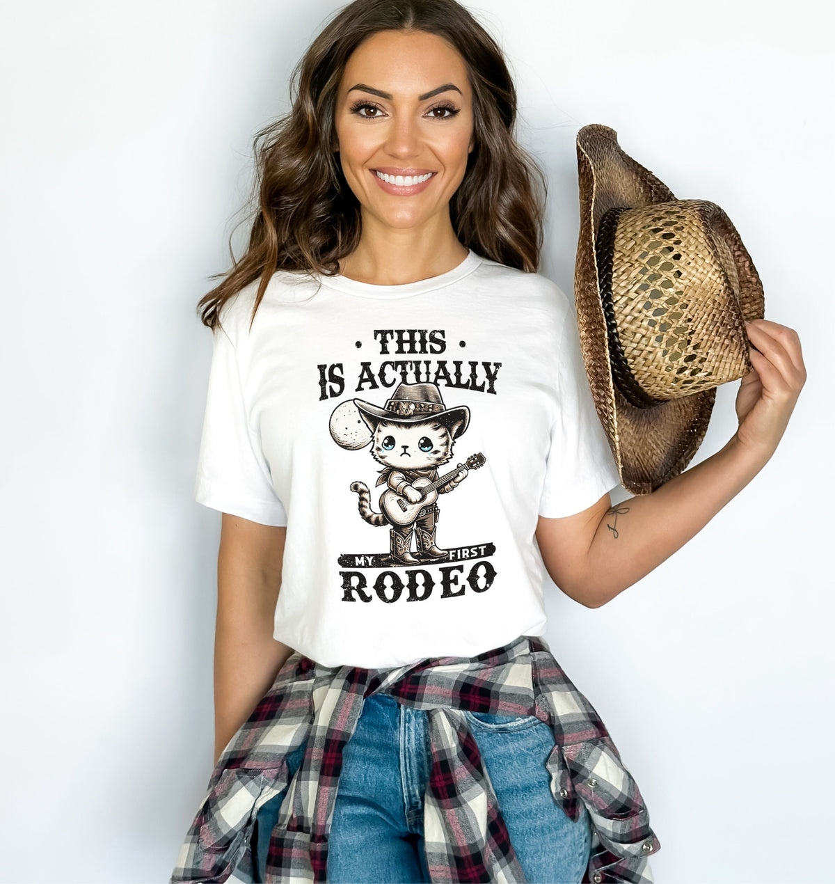 This Actually Is My First Rodeo TShirt Country Music Cowgirl Shirt Vintage Rodeo Shirt Western Cowboy Shirt Graphic Tee – Aesthetic Look · Trending Graphic Apparel