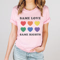 Same Love Same Rights Gay Pride Shirt Proud Ally Shirt Lesbian Clothing Queer Girls Sweatshirt Pride Shirt Women Proud Mom Sweatshirt – Fan Favorite · High-Quality Print