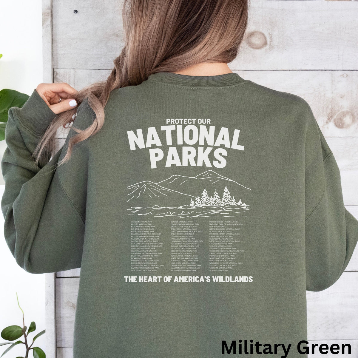 Protect Our National Parks Sweatshirt National Park Gift Nature Sweater Outdoor Shirt Adventure Sweater Hiking Shirt Camping Tshirt Sweatshirt – Premium Graphic · Must-Have Style