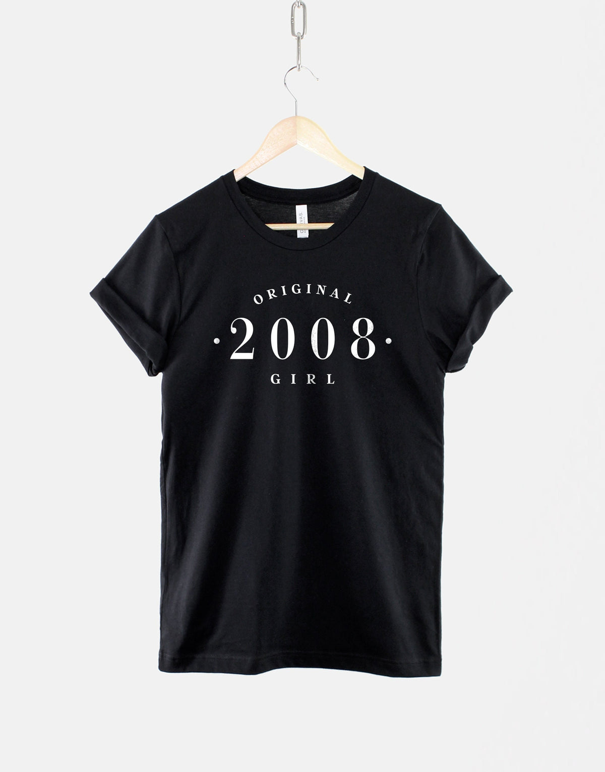 Original 2008 Girl Womens Vintage 16th Birthday Shirt Girls Birth Year Numbers TShirt Graphic Tee – Warm & Stylish · Perfect For Daily Wear