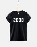 2008 16th Birthday Shirt Made In Year Numbers TShirt Graphic Tee – Premium Graphic · Trending Graphic Apparel