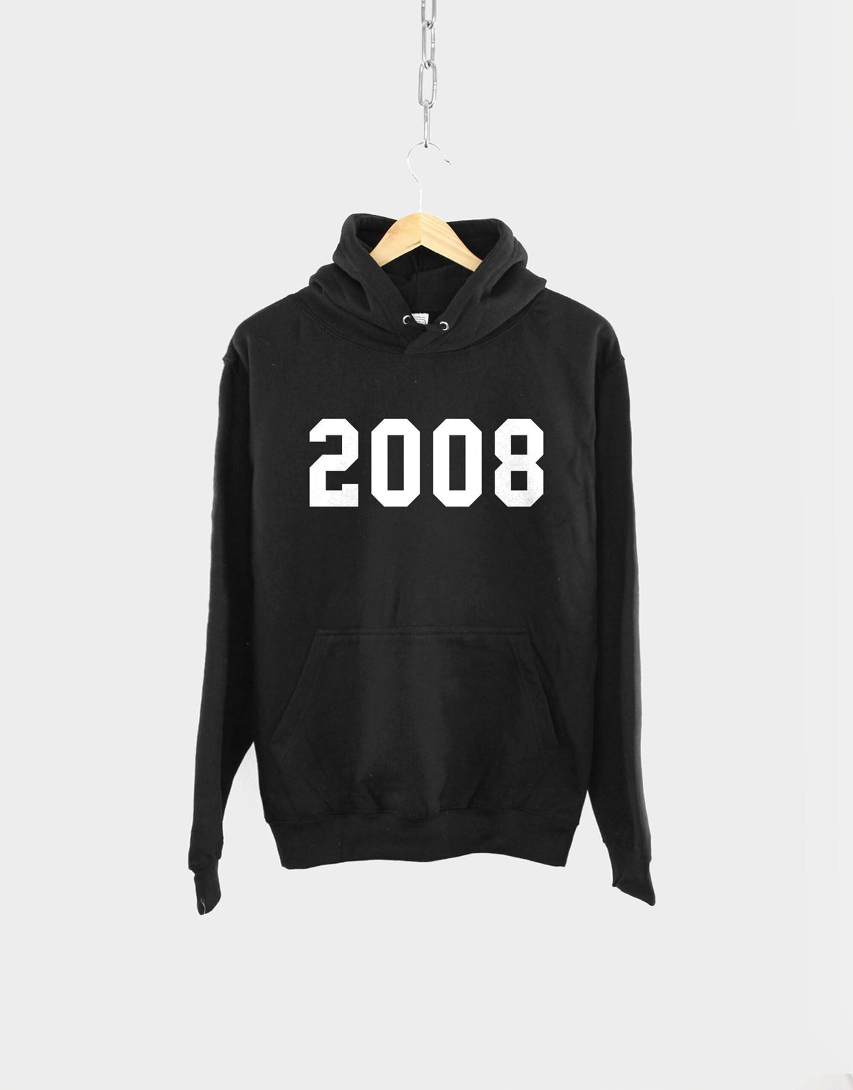 2008 16th Birthday Hoodie Shirt Made In Year Numbers Hoody Hoodie – Cozy Vibes · High-Quality Print