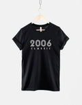 2006 Classic Retro 18th Birthday Shirt Mens Birth Year Numbers TShirt Graphic Tee – Everyday Comfort · Top Pick For Any Outfit