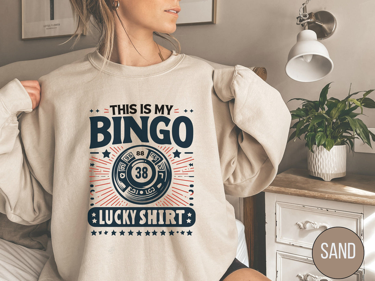 Bingo Sweatshirt Funny Bingo Lucky Sweatshirt Bingo Lover Funny Bingo Squad Shirt Bingo Vintage Sweatshirt Gift for Bingo Game Lover Sweatshirt – Bold Style · Perfect For Daily Wear