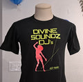 Vintage 80s Divine Soundz DJ39s black Tshirt size M Graphic Tee – Cozy Vibes · Must-Have Style