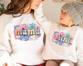 Mama Mini Flower Sweatshirt Mama and Mini Matching Sweatshirt Mother39s Day Gift Mom and Daughter Matching Sweatshirt Mini Pullover Sweatshirt – Soft Feel · Trending Graphic Apparel