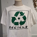 Vintage 90s Recycle white Tshirt size 2XL Graphic Tee – Premium Graphic · Must-Have Style