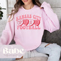 Adult Chiefs Gildan Sweatshirt Kansas City Football Game Day Outfit Valentine39s Day Shirt Funny Playoffs Galentines AFC Champs Sweatshirt – Fan Favorite · Perfect For Daily Wear
