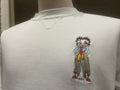 Vintage 9039s Betty Boop White Crewneck Sweatshirt Size L Sweatshirt – Warm & Stylish · High-Quality Print