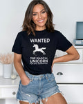 Unicorn Shirt Wanted One Magical Unicorn For Epic Adventure Funny Unicorn TShirt Graphic Tee – Warm & Stylish · Perfect For Daily Wear