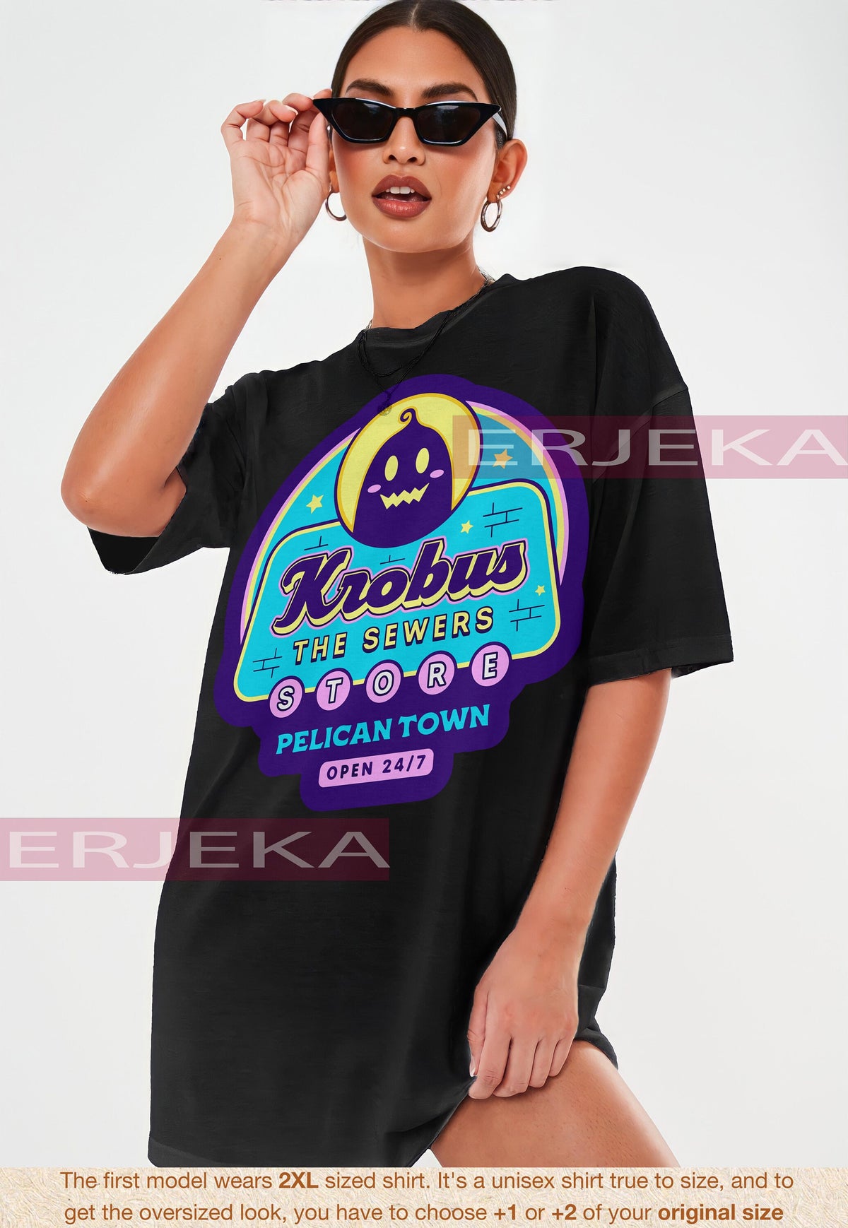 STARDW KROBUS Vintage Shirt Food Spirit Stardw Vally Shirt Stardw Vally Character Harvey Tshirt Farming Harvst Moon Rpg Video Game Tee Graphic Tee – Premium Graphic · Top Pick For Any Outfit