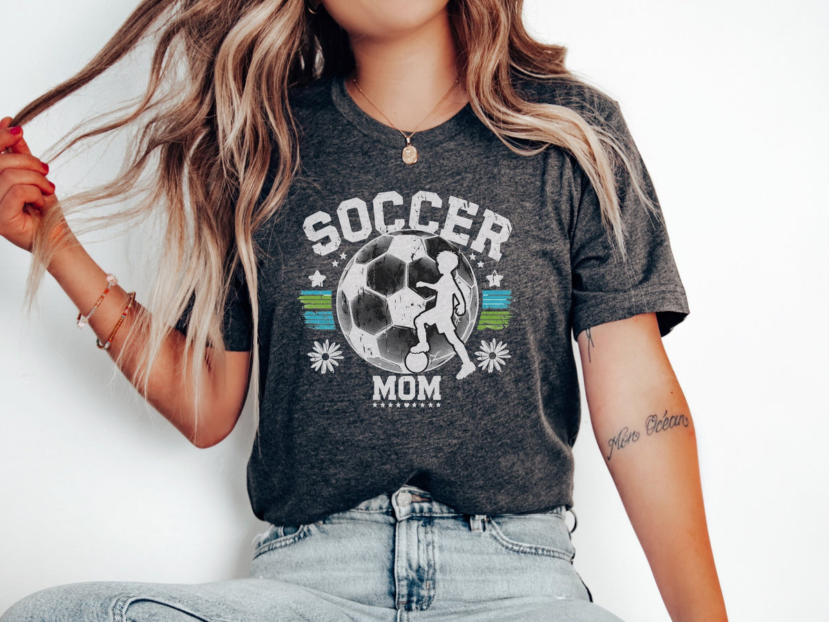 Soccer Mom shirt Soccer Mom T shirt Soccer Lover Tshirt Soccer Mama tee Gift For Soccerl Soccer Unisex Soccer Gift soccer gift for her Graphic Tee – Feel-Good Design · High-Quality Print