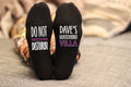 Custom Do Not Disturb Villa Name Socks Personalised Printed and Personalised Birthday Gift Christmas Gift Graphic Tee – Easygoing Wear · Must-Have Style