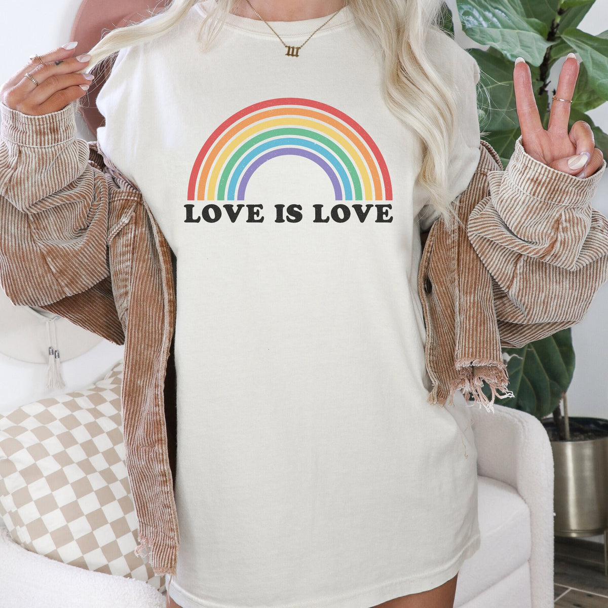 Love is Love Gay Pride Shirt LGBTQ Shirt Queer Shirt Lesbian Shirt LGBT Shirt Gay Pride Shirt Equality Shirt Gay Pride Month Shirt Graphic Tee – Everyday Comfort · Perfect For Daily Wear