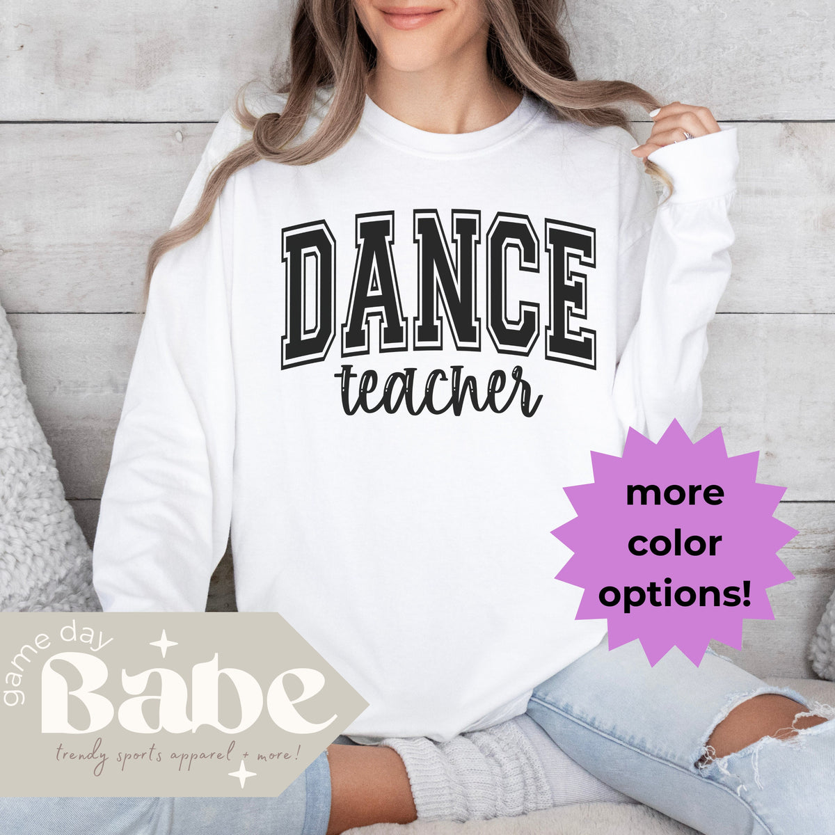 Long Sleeve T Shirt Dance Teacher Thank You Gift Studio Present Coworker gift Team Competition Class Graphic Tee – Warm & Stylish · Great Gift For Fans