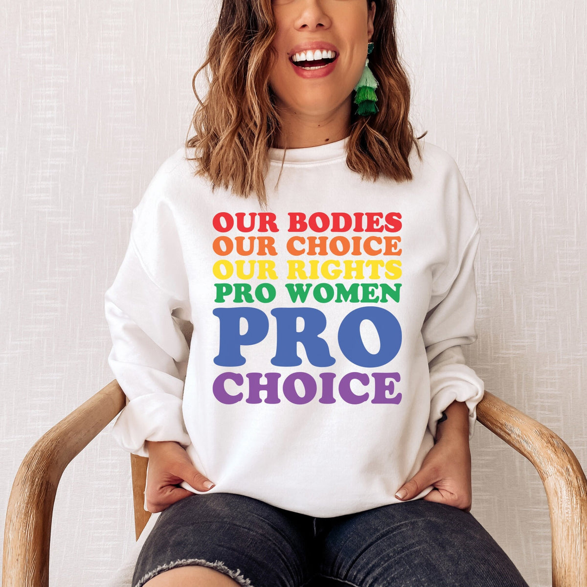 Pro Choice Shirt Pro Roe v Wade My Body My Choice Sweatshirt Feminist Sweatshirt Women39s Rights Shirt Activist Shirt Protest Shirt Sweatshirt – Bold Style · Great Gift For Fans
