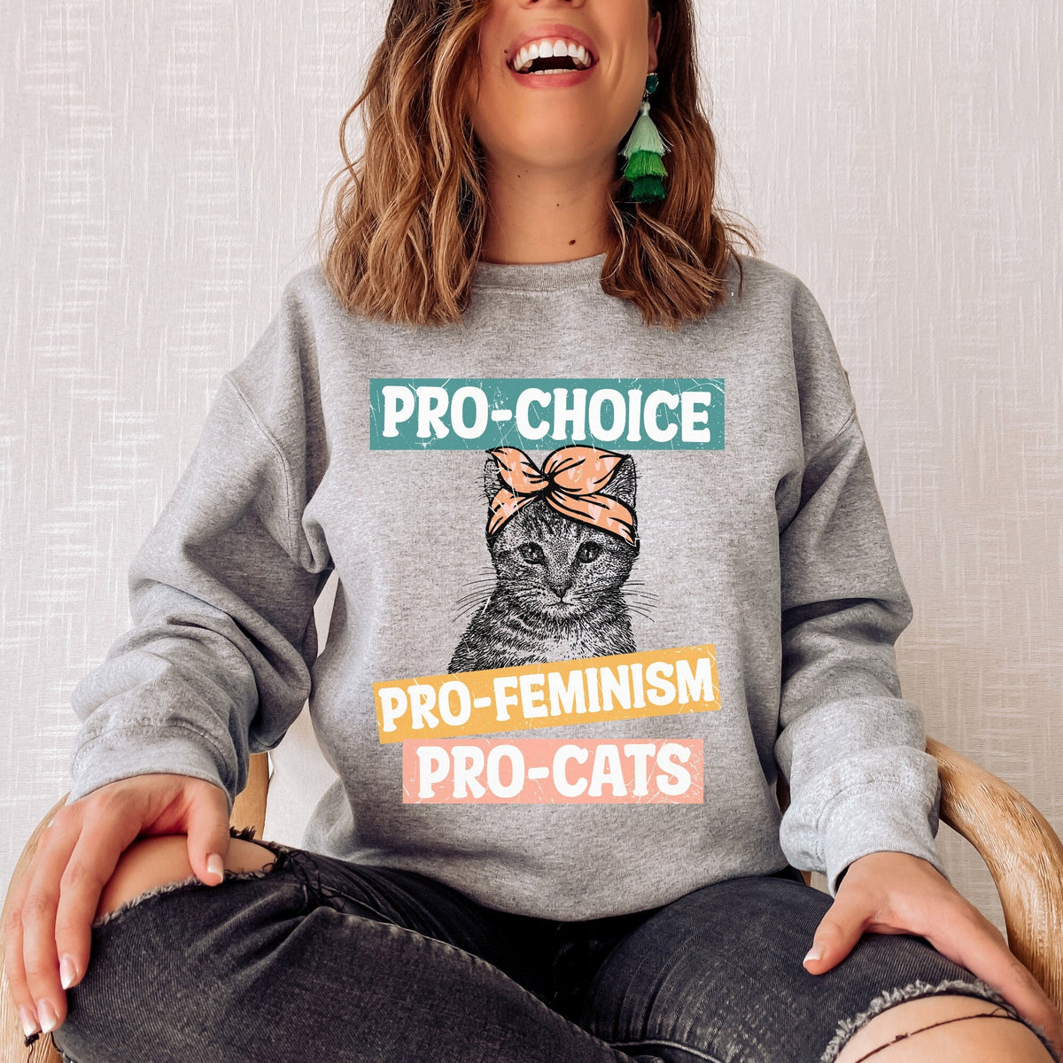 Pro Choice Shirt Pro Choice Pro Cats Pro Roe v Wade My Body My Choice Sweatshirt Feminist Sweatshirt Women39s Rights Shirt Sweatshirt – Fan Favorite · Must-Have Style