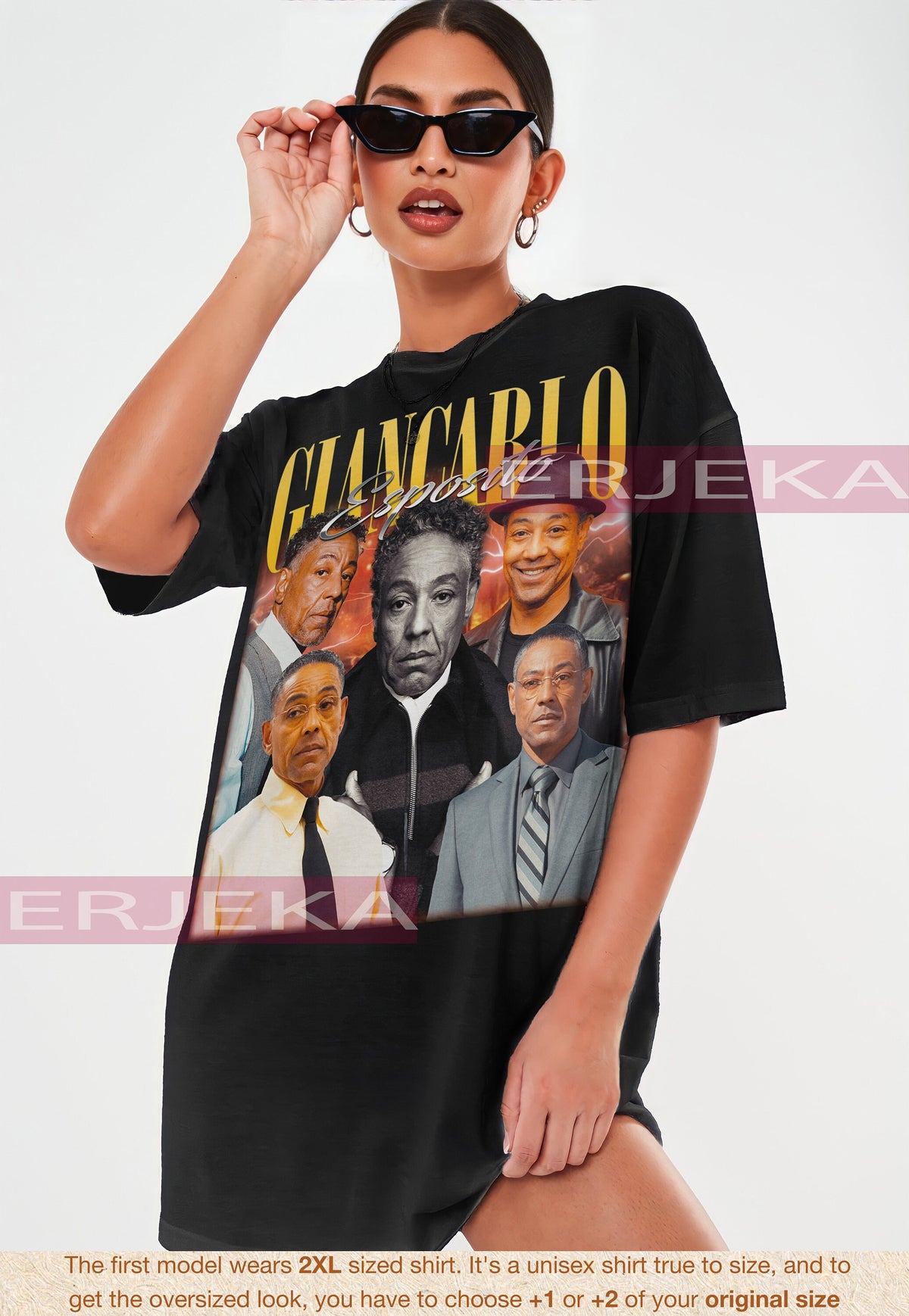 Giancarlo Esposito Retro Shirt Gus Fring Breaking Bad Tshirt Moff Gideon Fan Tees Stan Edgar Vintage 90s Shirt Giancarlo Merch Tees Graphic Tee – Aesthetic Look · Perfect For Daily Wear