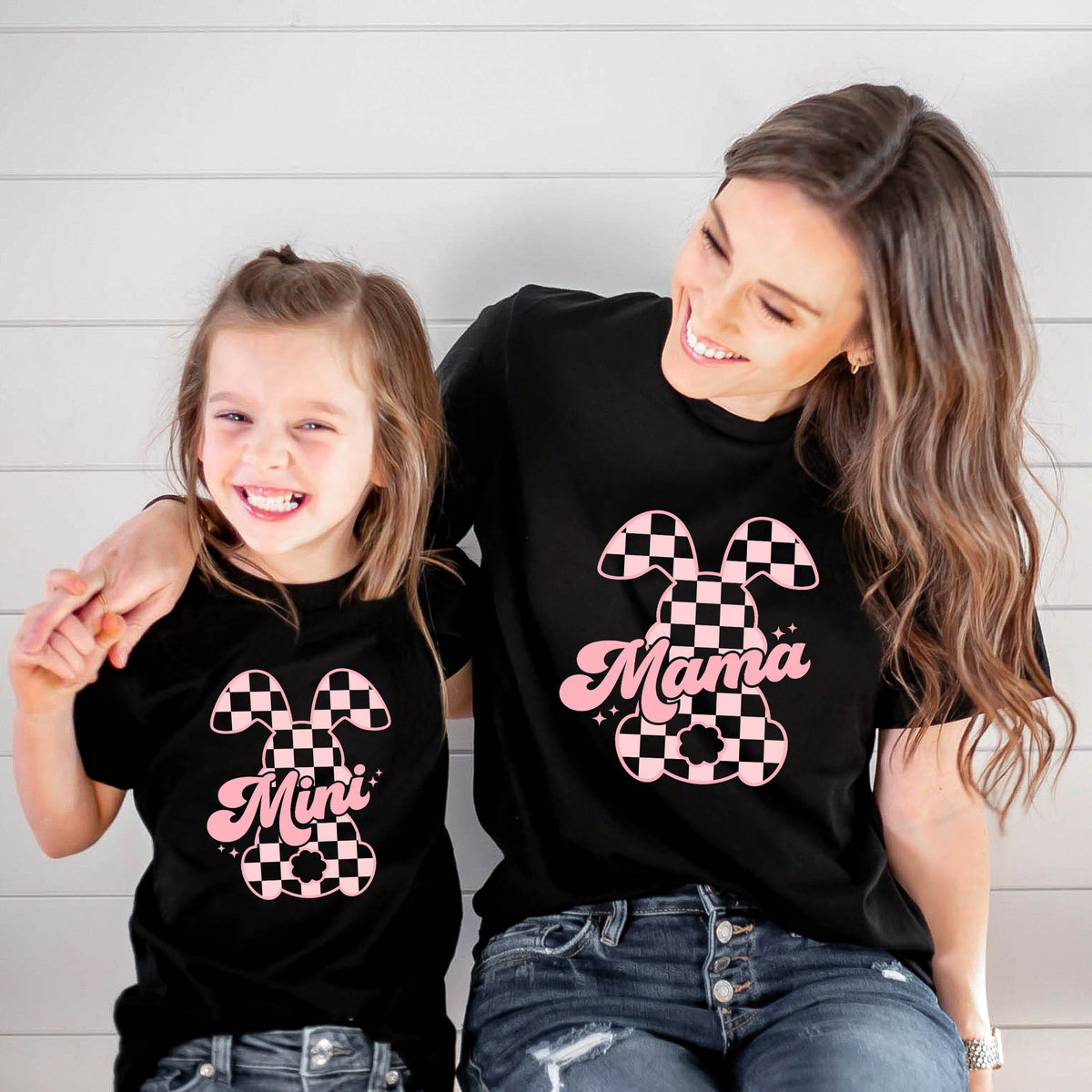 Mama Bunny Easter Shirt Mama Mini Easter Shirt Mommy and Me Shirt Easter Matching Outfit Easter Toddler Shirt Cute Easter Tee Graphic Tee – Feel-Good Design · High-Quality Print