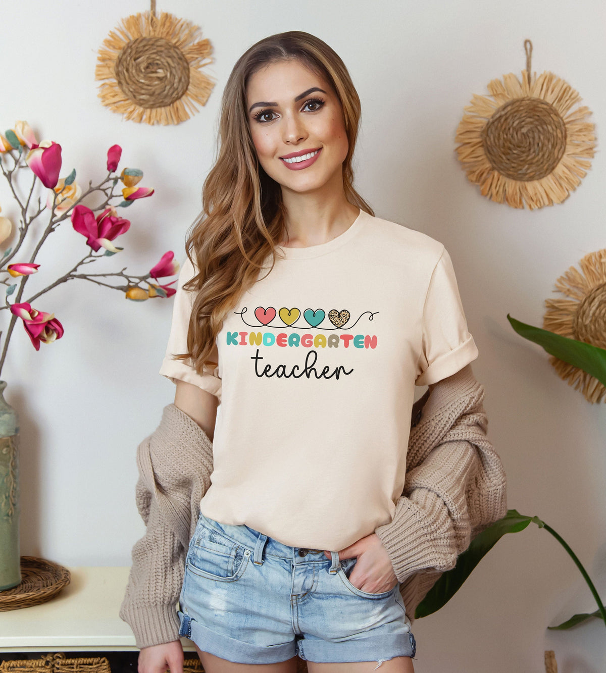 Teacher T shirt Kindergarten Back to school shirt teacher shirt back to school gift teacher appreciation best teacher ever Graphic Tee – Cozy Vibes · Great Gift For Fans