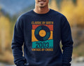 21st Birthday Sweatshirt Born In 2003 Gifts 21 Years Old Sweater Vinyl Record Birthday Gifts For Men Gift For Women Sweatshirt – Premium Graphic · High-Quality Print