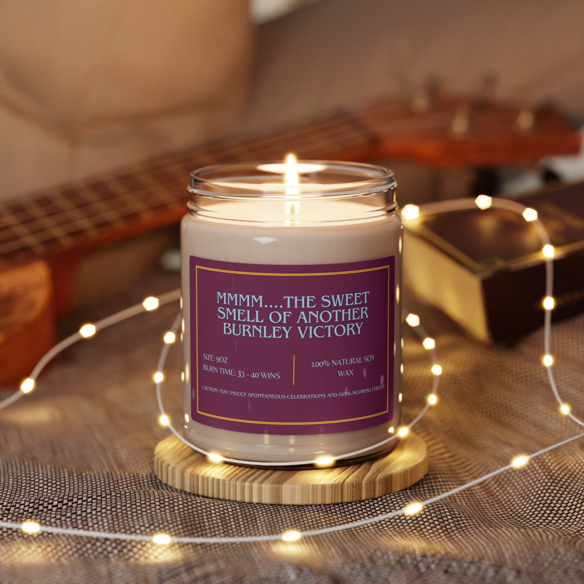 Sweet smell of Another Burnley Victory Candle Premier League Scented Candle Clarets Soccer Gift Game Day Candle for him Graphic Tee – Bold Style · Top Pick For Any Outfit
