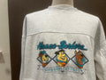 Vintage 9039s HannaBarbera Universal Studios Yogi Bear Fred Flintstone Scooby Doo Grey Crewneck Sweatshirt Size XL Sweatshirt – Bold Style · High-Quality Print