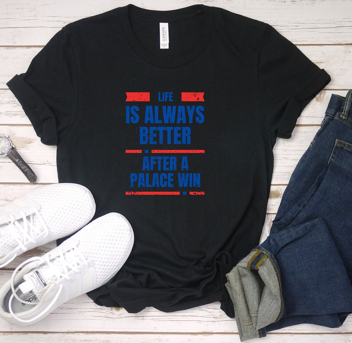 Life is Better After Palace Win Shirt Funny Eagles Tee Palace Soccer Tshirt Unisex Short Sleeved Shirt Graphic Tee – Easygoing Wear · Great Gift For Fans