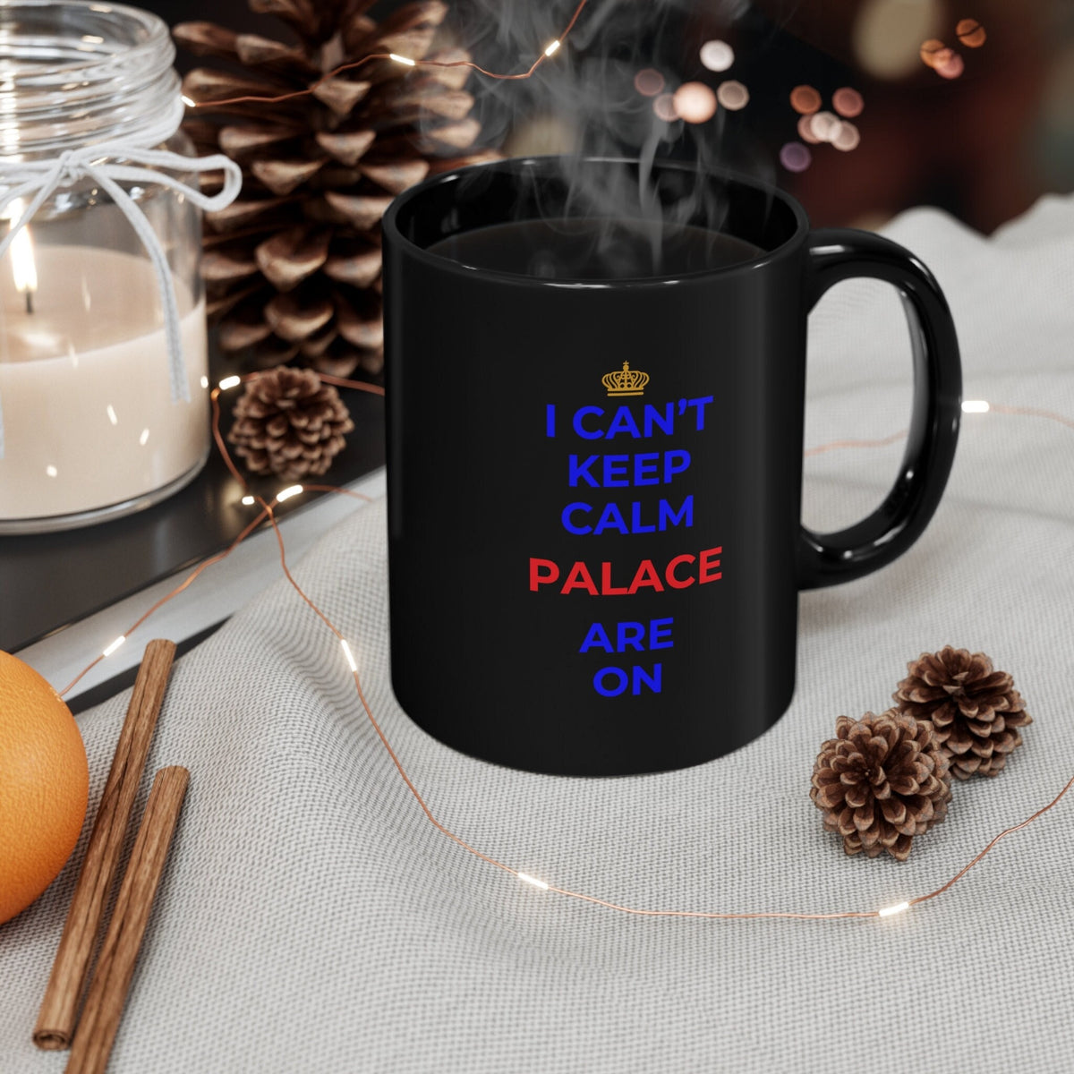 I Can39t Keep Calm Palace Are On Mug Eagles Mug Crystal Palace Soccer Dad Gift Game Day Mug Graphic Tee – Easygoing Wear · Great Gift For Fans