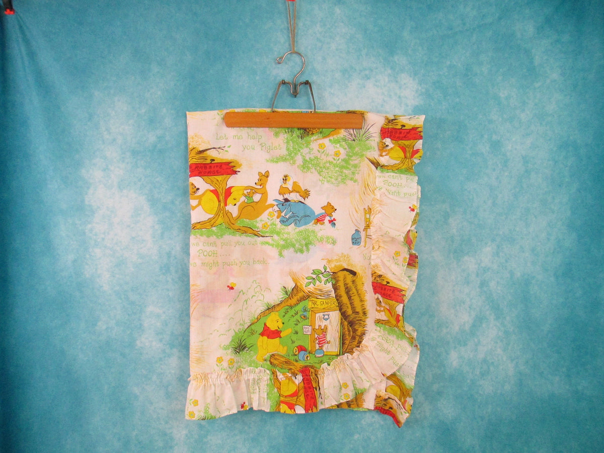 Vintage Winnie the Pooh Curtains and Valances Set 198039s Sears Roebuck Disney Cartoon Window Treatments Graphic Tee – Everyday Comfort · Must-Have Style
