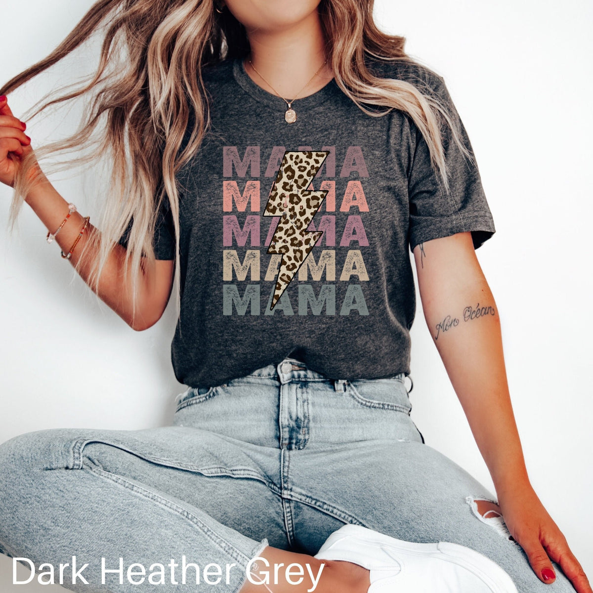 Retro Mama Shirt Lightning Bolt Shirt Leopard Mama Shirt Mom Life Shirt Motherhood Shirt Cute Mom Shirt Mama To Be Shirt Cool Mom Tee Graphic Tee – Aesthetic Look · Top Pick For Any Outfit