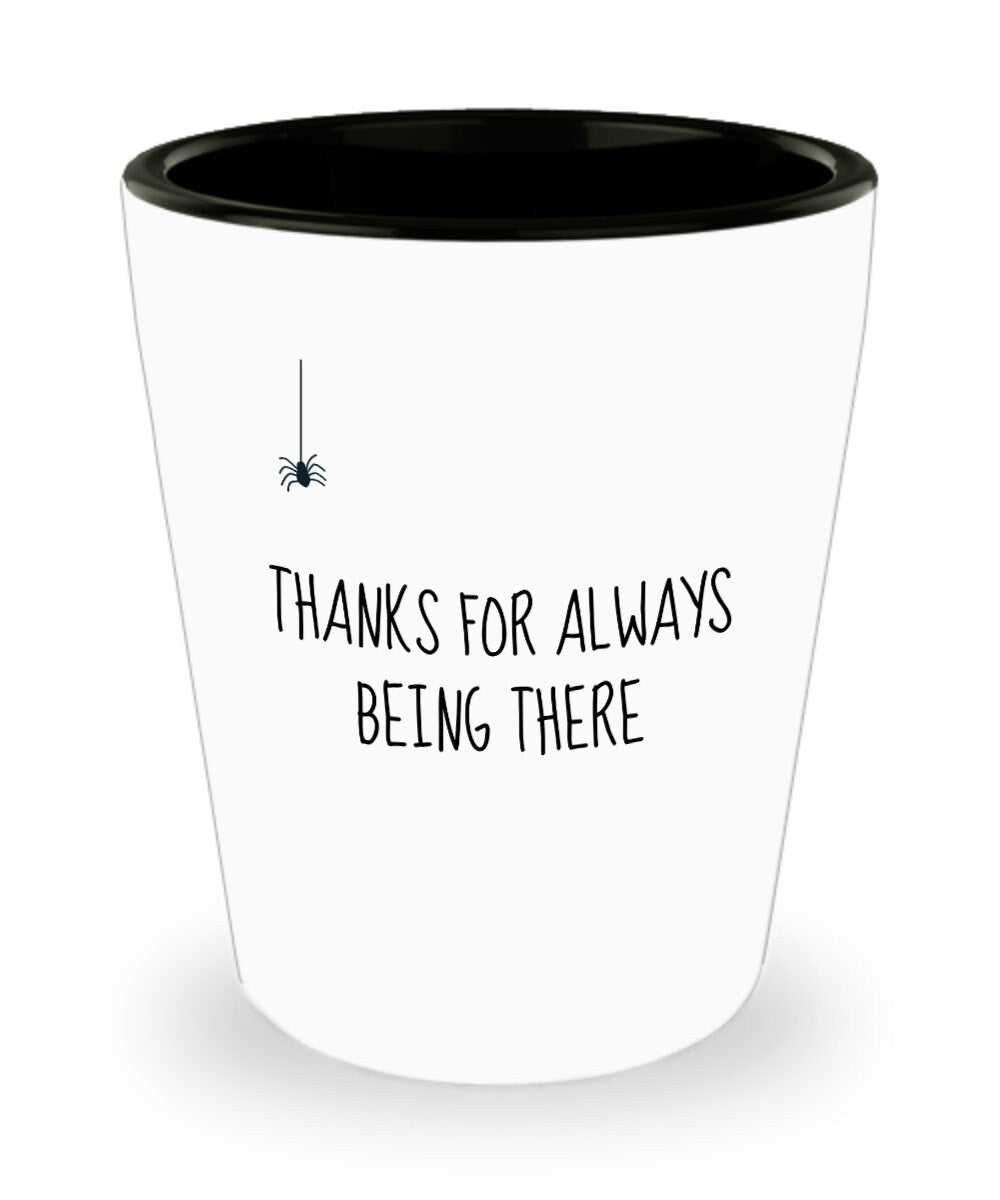 Cute Gift For Loved One Spider Ceramic Shot Glass Adorable Valentine Anniversary Gift Mother39s Day Father39s Day For Always Graphic Tee – Feel-Good Design · Must-Have Style