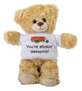 Garbage Truck Teddy Bear Garbage Truck Valentine Waste Disposal Truck Trash Truck Gift You39re Stinkin Awesome Plushie Bear Tote Bag – Aesthetic Look · Trending Graphic Apparel