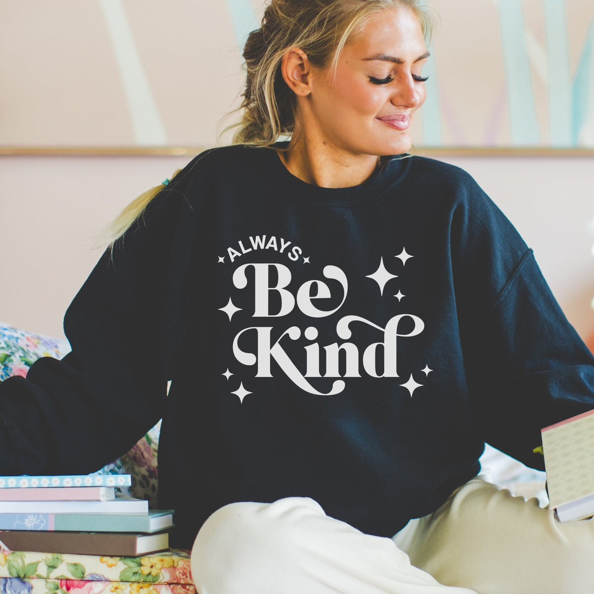 Always Be Kind Sweatshirt Be A Kind Human Sweatshirt Be Kind Sweatshirt Be Kind Shirt Sweatshirt – Everyday Comfort · High-Quality Print